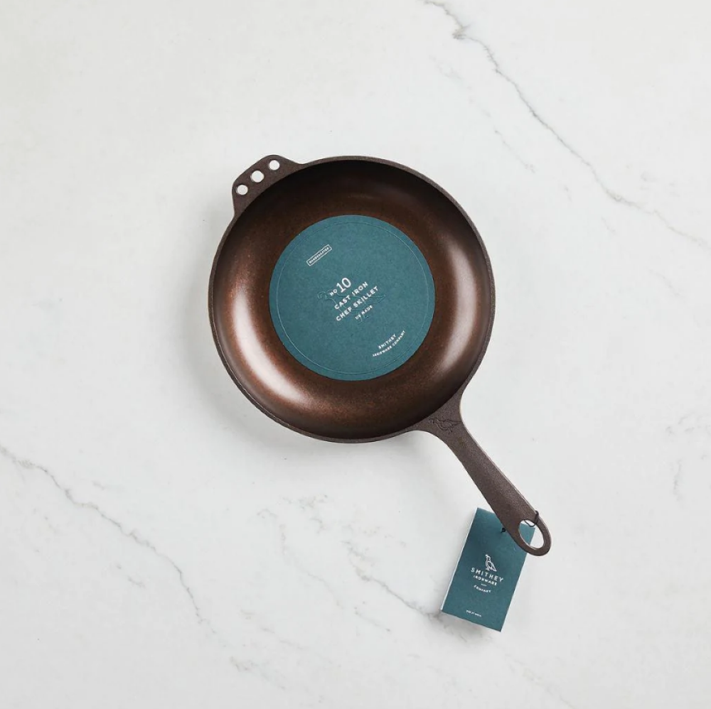 Smithey Ironware No. 10 Chef Skillet Cast - Ascmtools