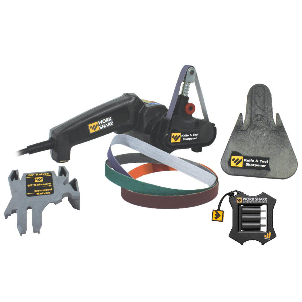 Work Sharp Knife & Tool Sharpener with Micro Sharpener Bundle - Ascmtools