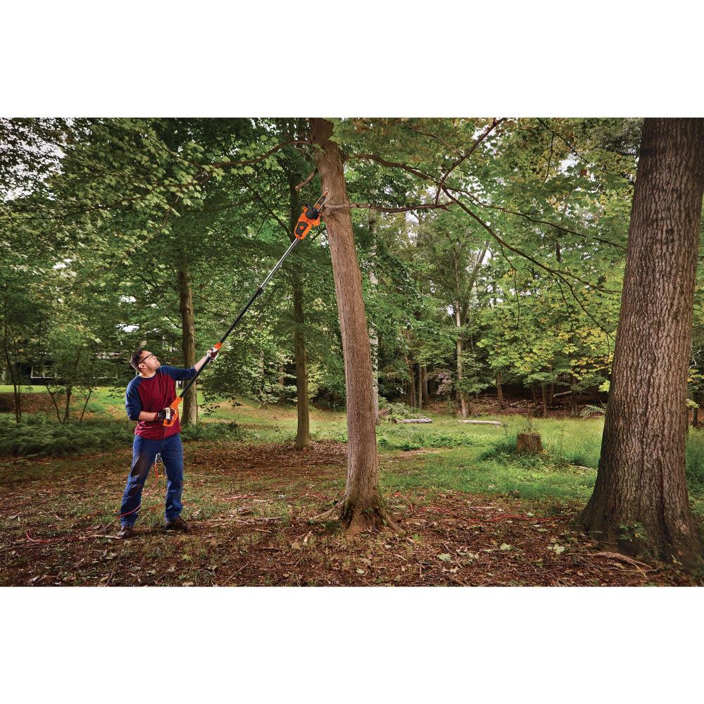 Black and Decker 10″ 2 in 1 Pole Chainsaw 8 Amp - Ascmtools