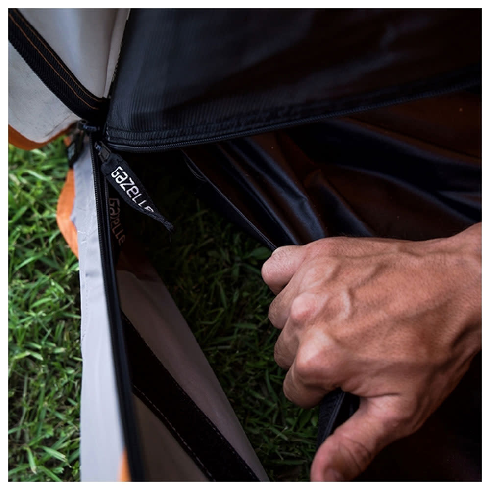 Gazelle T8 Hub 8 Person Camping Tent Sunset Orange - Ascmtools