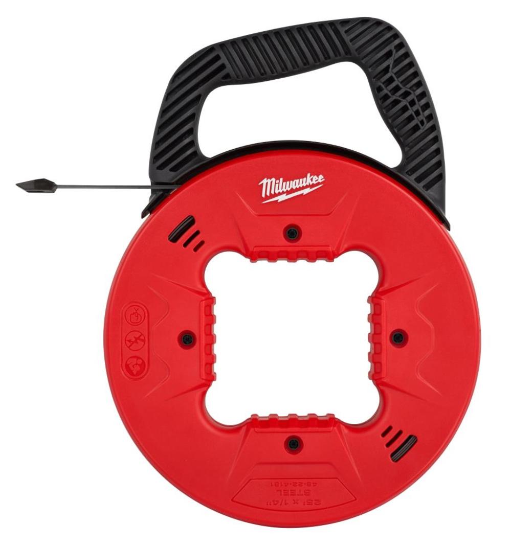 Milwaukee 25 Ft. 1/4 in. Steel Fish Tape with Low Profile Tip - Ascmtools