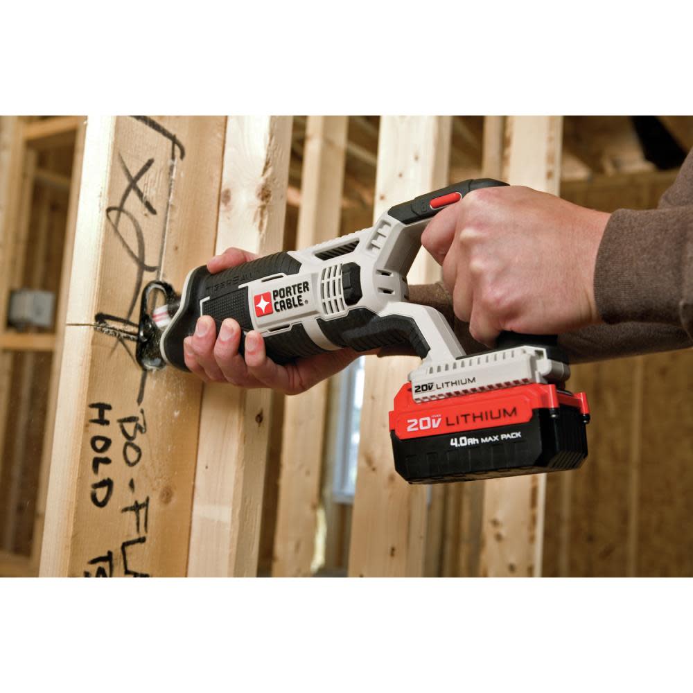Porter Cable 20-volt Variable Speed Cordless Reciprocating Saw (Bare Tool) - Ascmtools