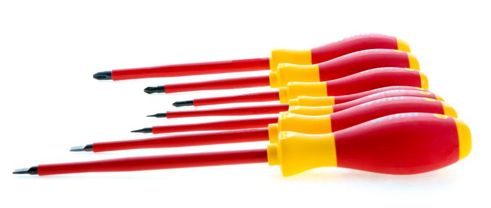 Wiha 7 Piece Insulated SoftFinish Screwdriver Set - Ascmtools