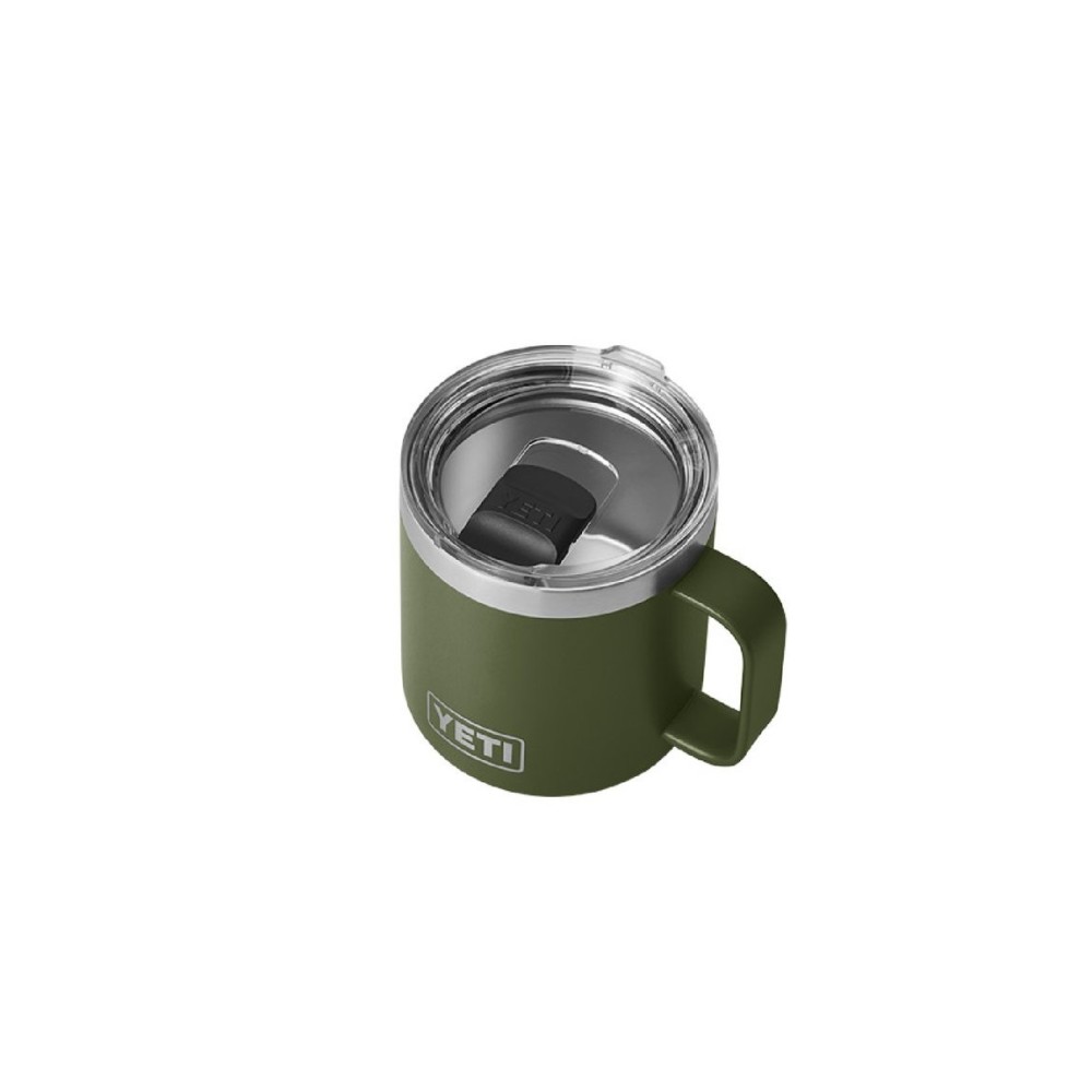 Yeti Rambler 14oz Mug with MagSlider Lid Highlands Olive - Ascmtools