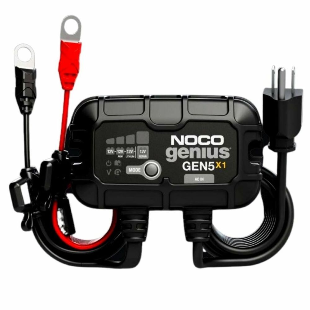Noco 12V Battery Charger 5A Fully Automatic 1 Bank On Board - Ascmtools