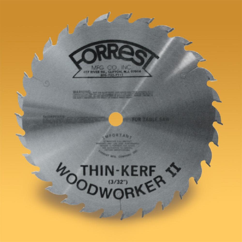 Forrest Woodworker II 10In x 40T Blade - Ascmtools