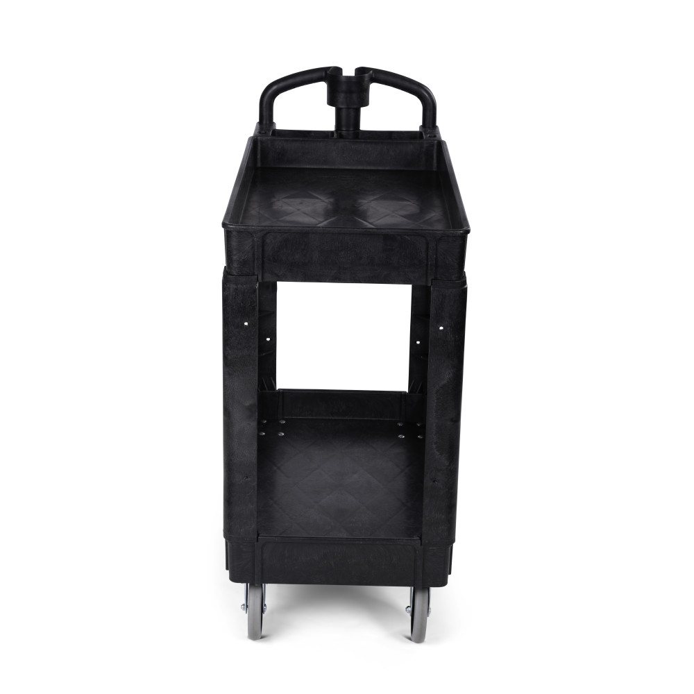 Toter Material Handling Utility Cart with Lipped Top and Ergo Handle - Ascmtools