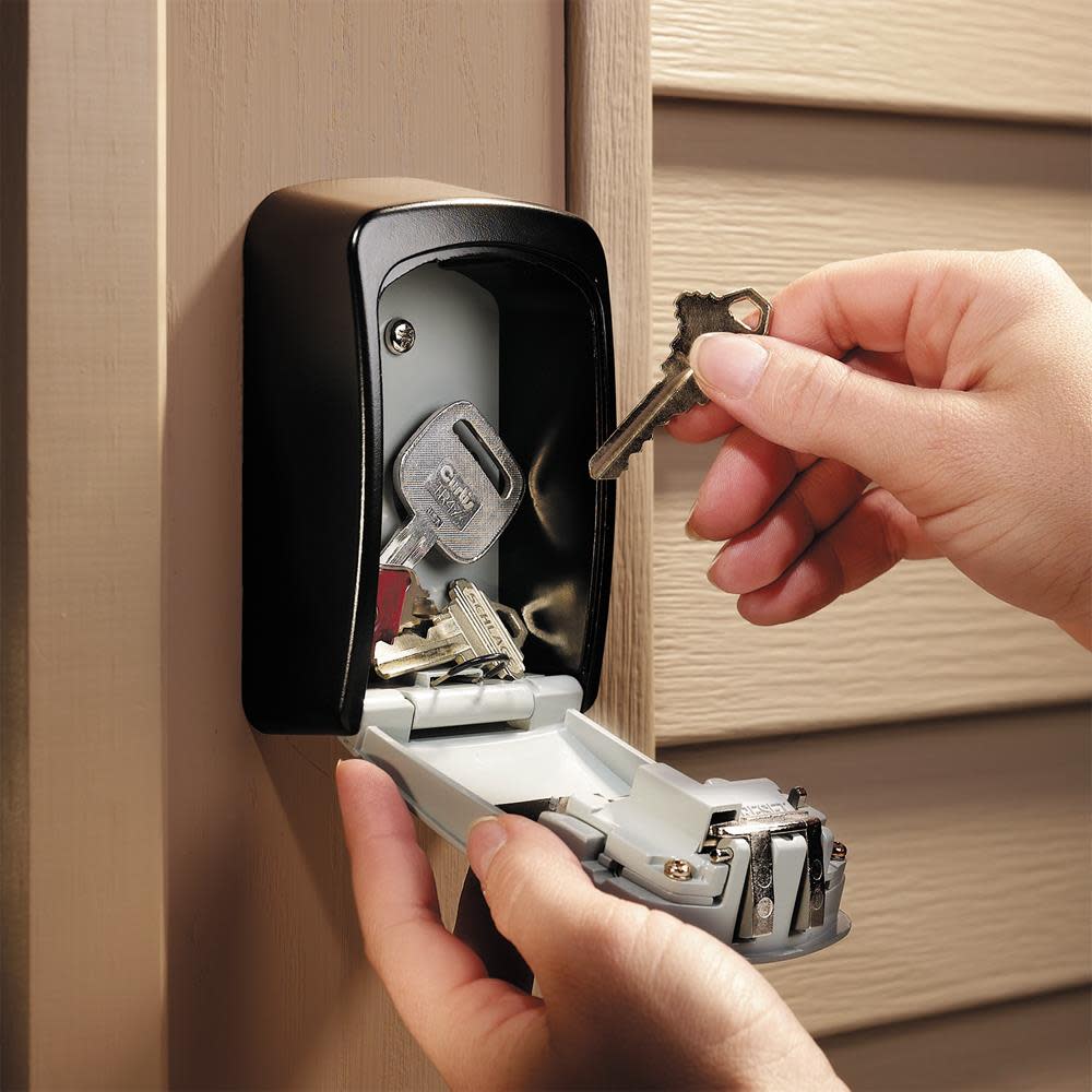 Master Lock 3-1/4in (83mm) Wide Set Your Own Combination Wall Lock Box - Ascmtools