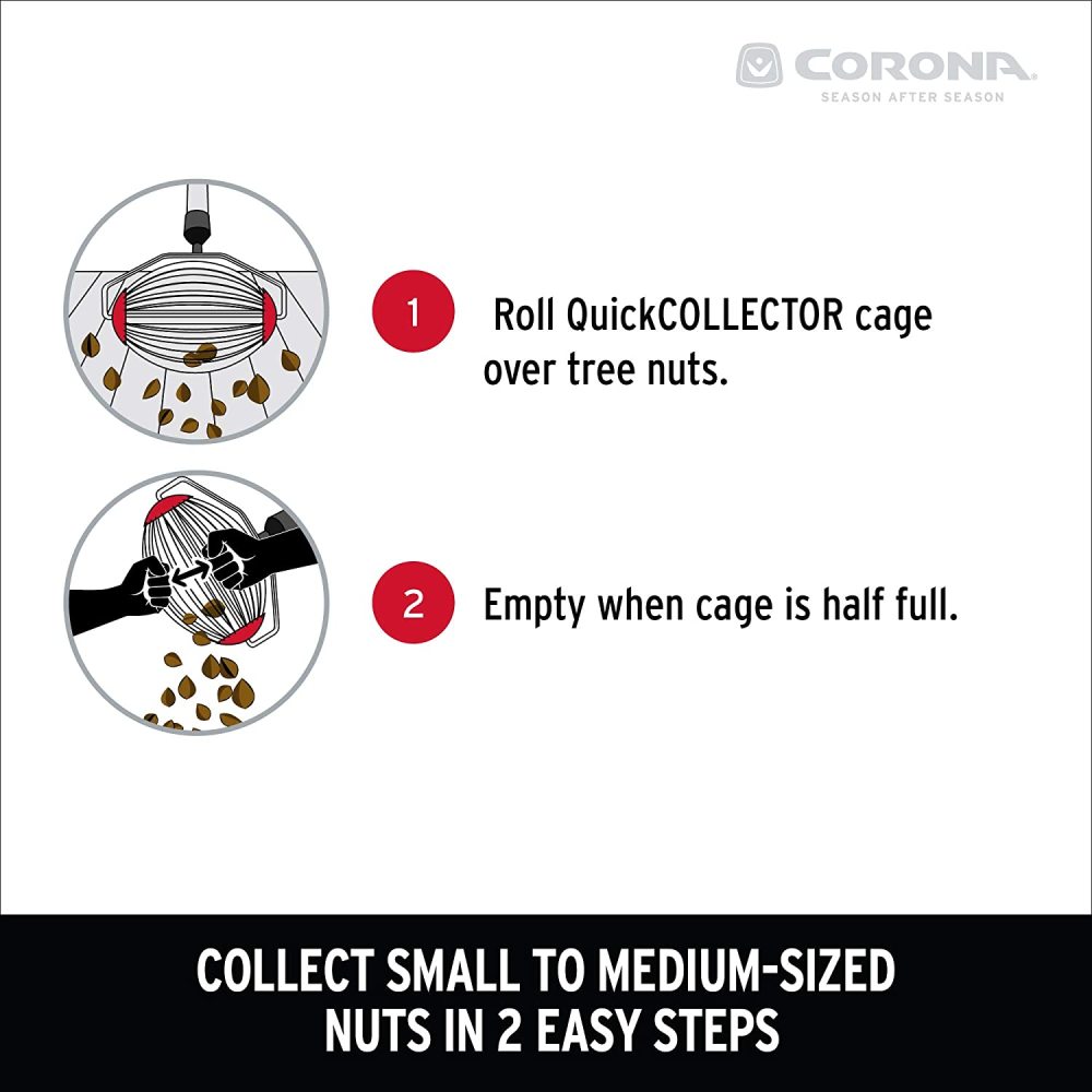 Corona 48″ QuickCOLLECTOR ComfortGEL Nut Gatherer - Ascmtools