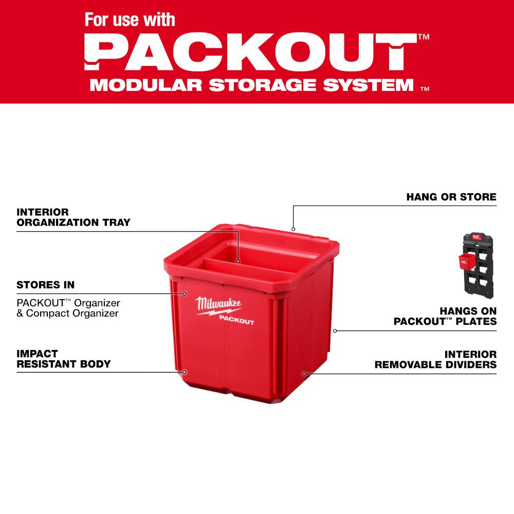 Milwaukee Bin Set for PACKOUT 2pk - Ascmtools