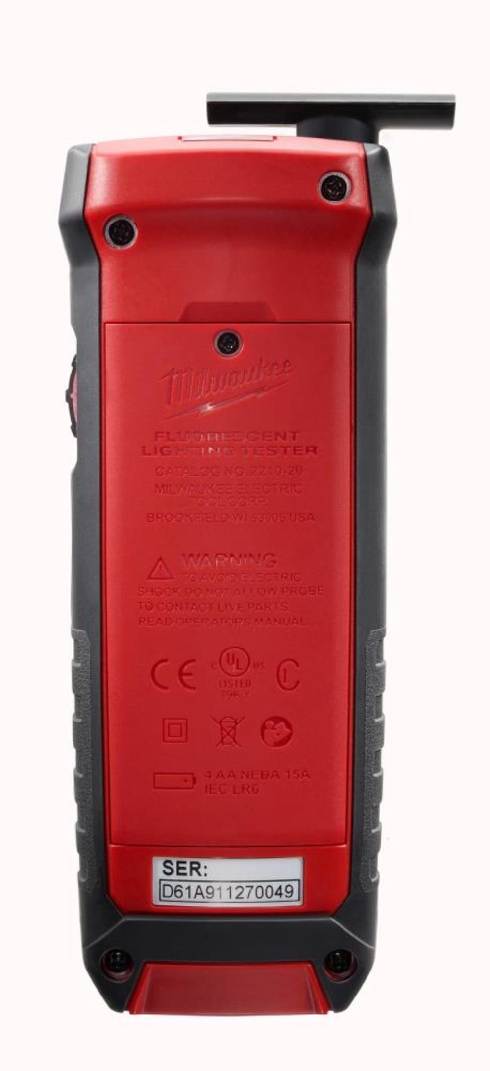 Milwaukee Fluorescent Lighting Tester - Ascmtools