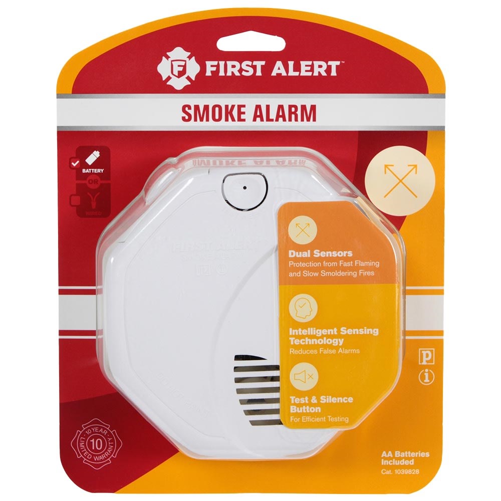 First Alert Smoke Alarm with Smart Sensing Technology and Nuisance Resistance - Ascmtools