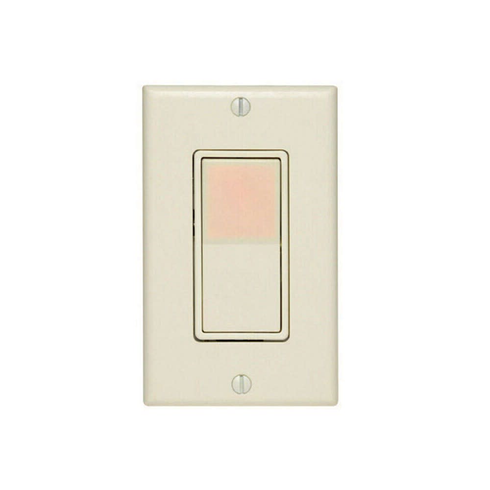 Leviton Decora Illuminated Rocker Switch 15A 120V Light Almond - Ascmtools