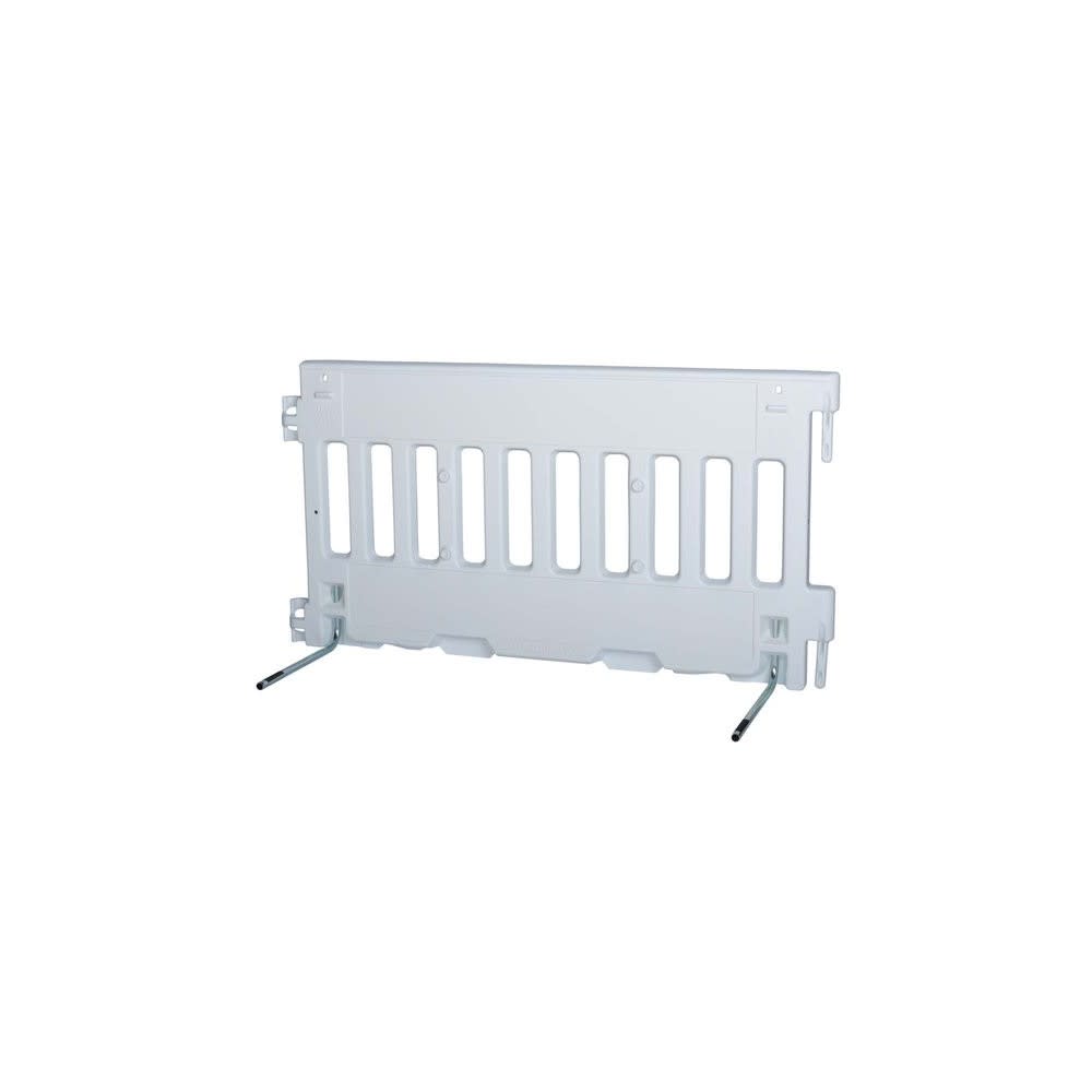 Vizcon White UV Stabilized Polyethylene Plastic ADA Wall with Leg - Ascmtools