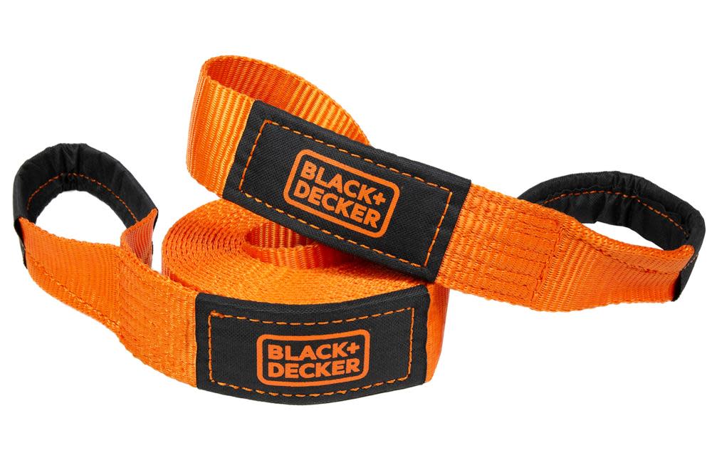 Black and Decker Recovery Strap 2″ x 20′ Medium Duty 9000 LB Break Strength - Ascmtools