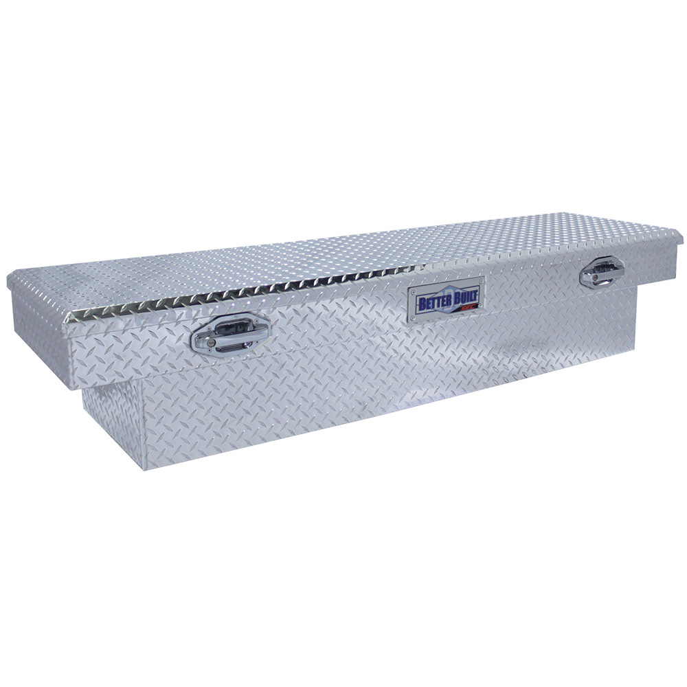 Better Built 51″ SEC Saddle Truck Tool Box BRITE ALUMINUM - Ascmtools
