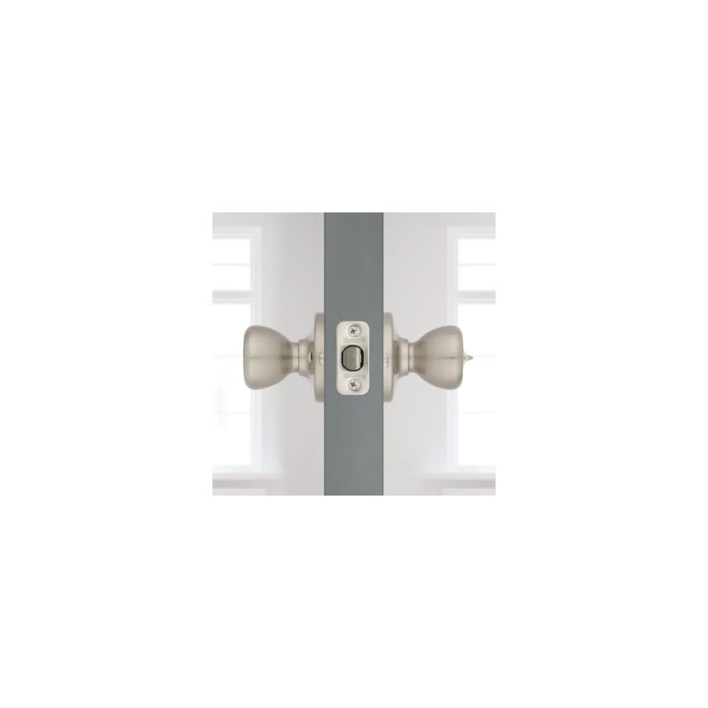 Kwikset Satin Nickel Bed/Bath Tylo Privacy Door Knob - Ascmtools
