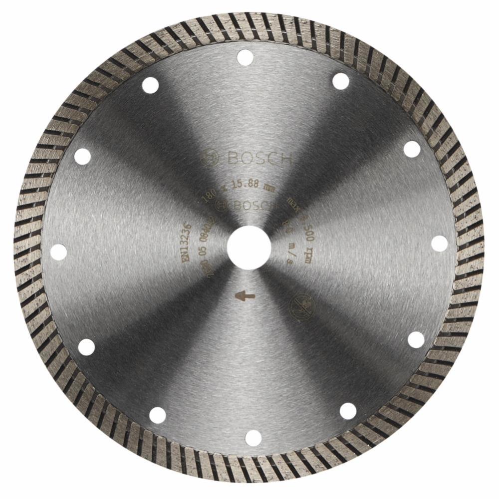 Bosch 7″ Specialized Turbo Rim Diamond Blade for Porcelain - Ascmtools