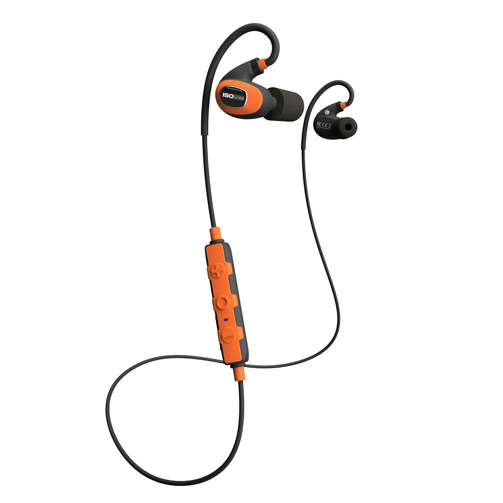 ISOtunes PRO 2.0 Wireless Bluetooth Earbuds – Safety Orange - Ascmtools