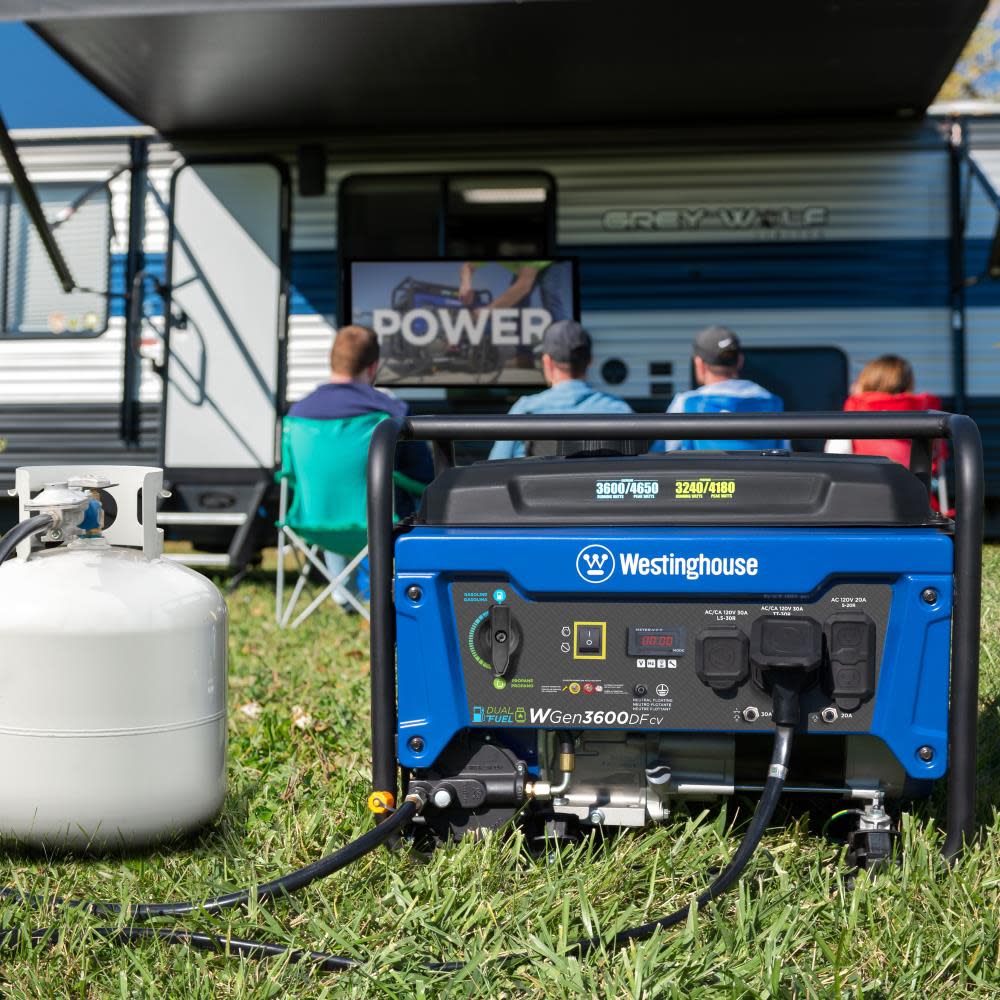 Westinghouse Outdoor Power Dual Fuel Portable Generator with CO Sensor - Ascmtools
