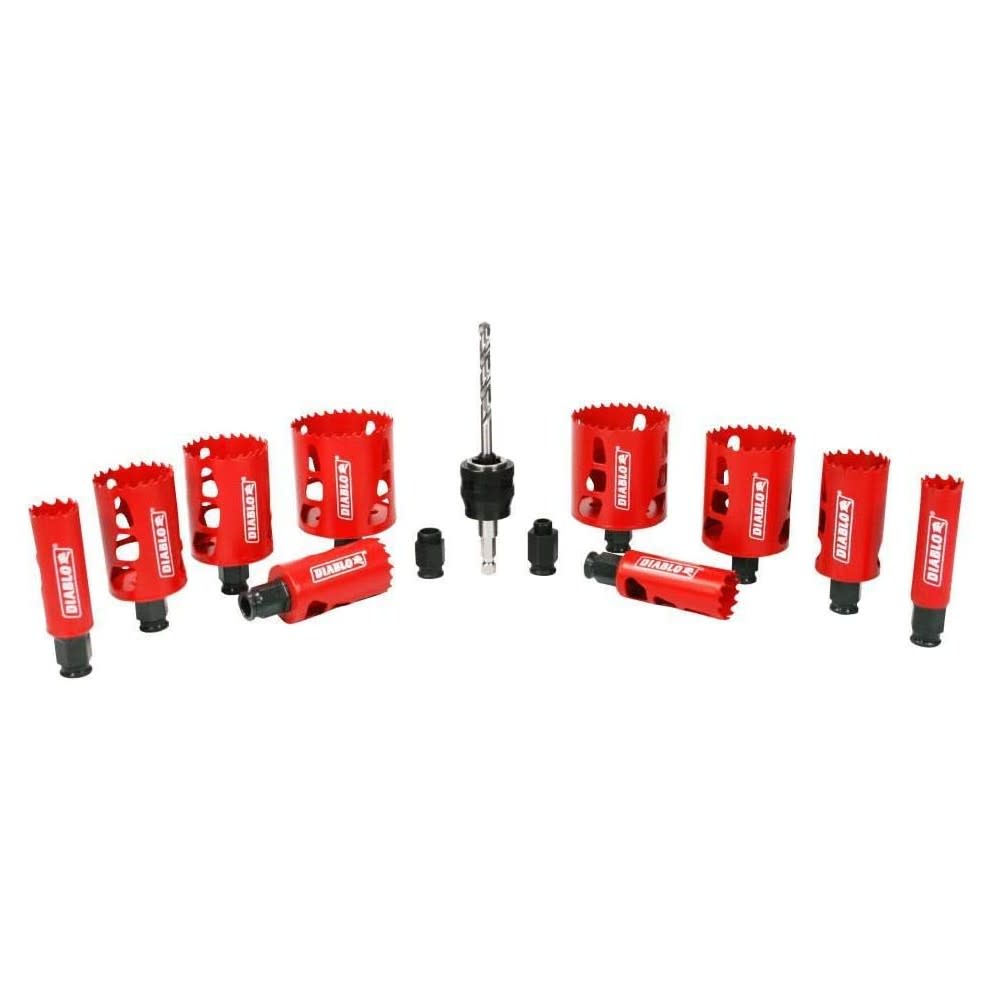 Diablo Tools General Purpose Bi-Metal Hole Saw Set 14pc - Ascmtools