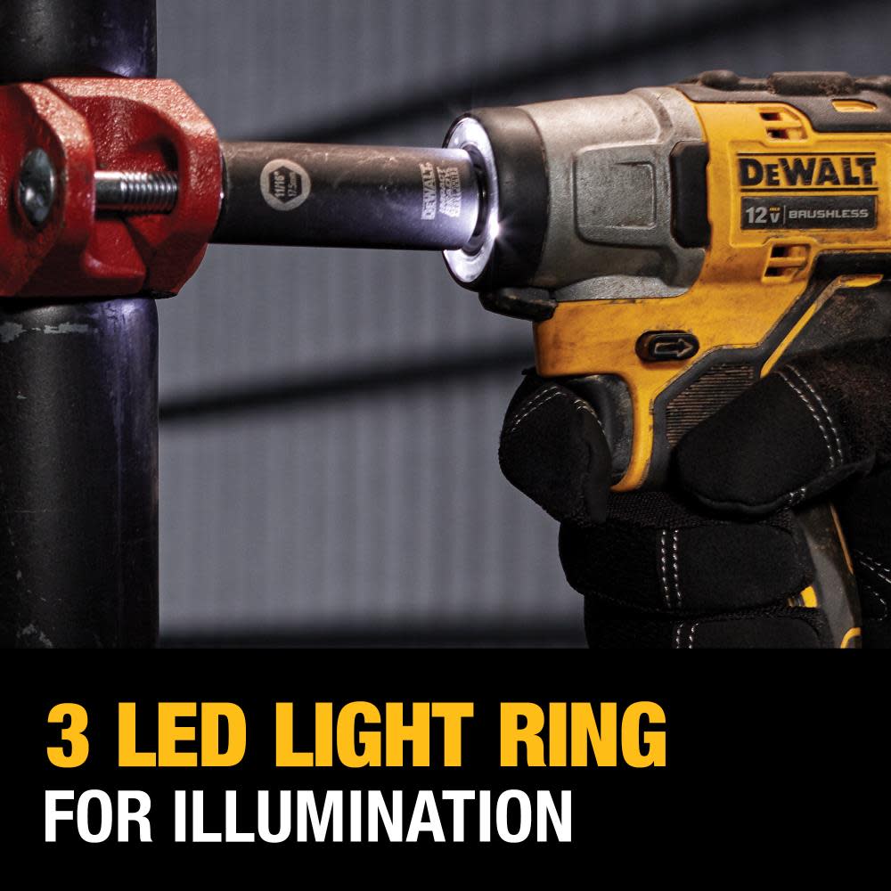 DEWALT XTREME 12V MAX Impact Wrench 3/8″ Kit - Ascmtools
