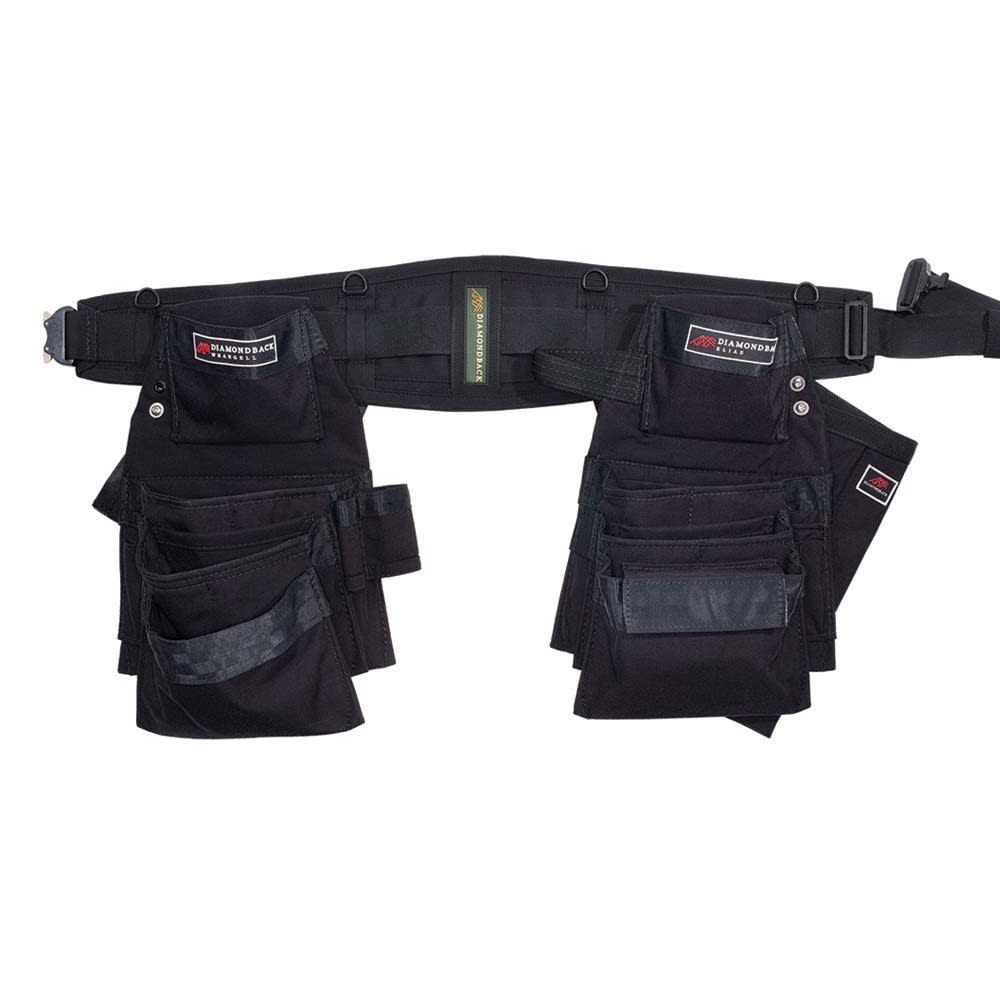 Diamondback Toolbelts Black Right Handed Large Denali 2.0 Tool Belt System - Ascmtools