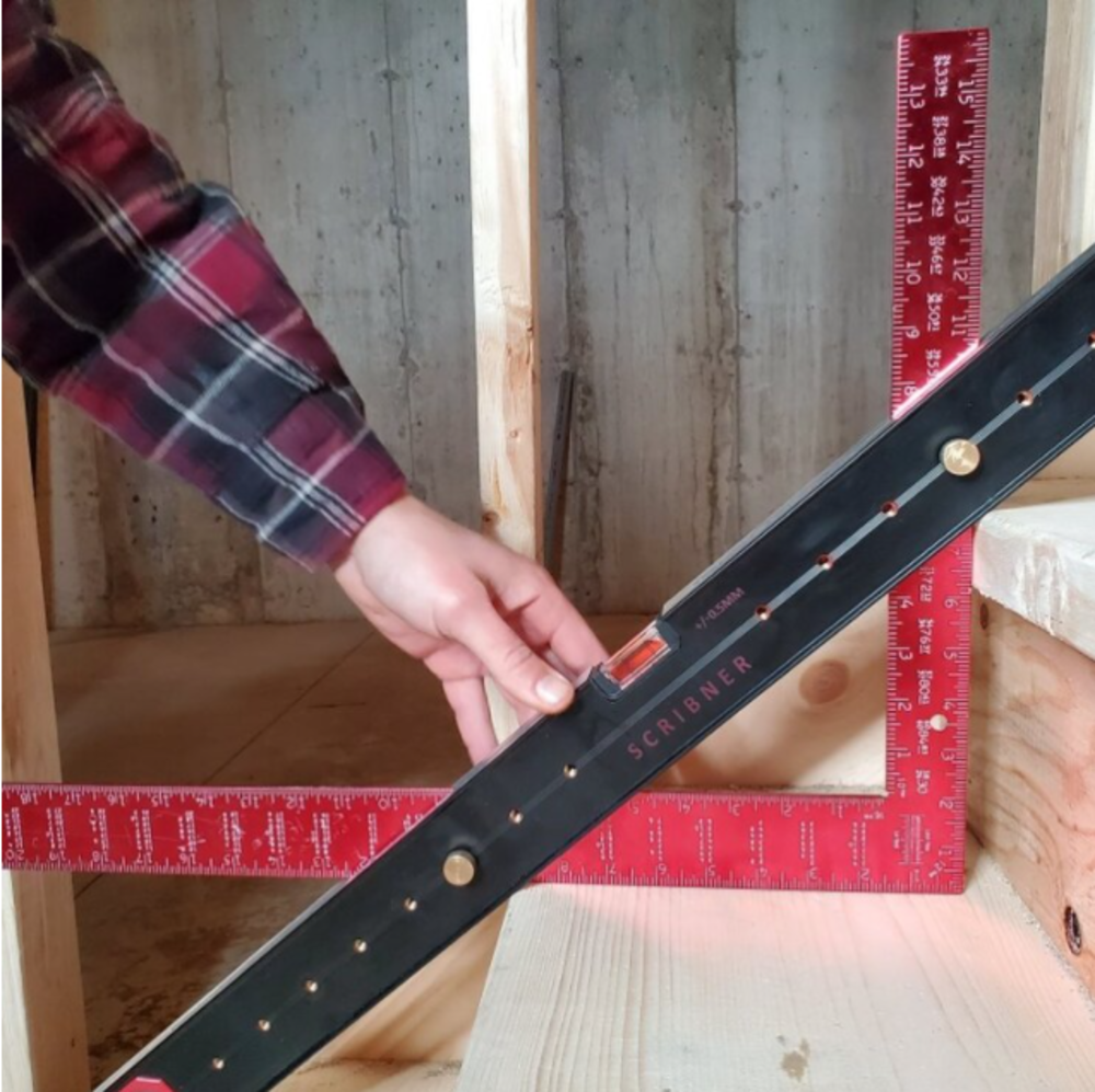 Scribner Tool Level/ Square Combo - Ascmtools