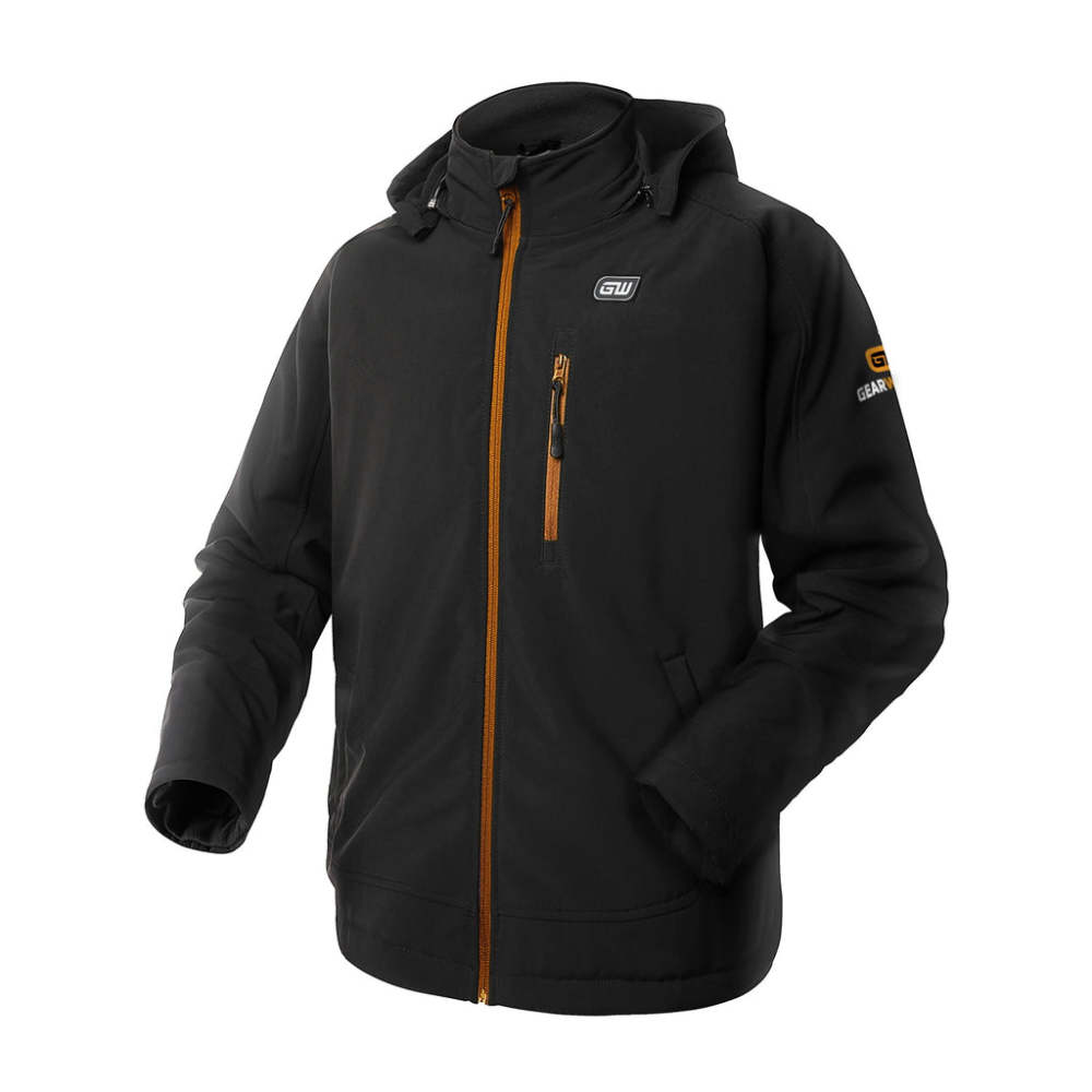 GEARWRENCH Mens Black Heated Hooded Jacket Kit XL - Ascmtools