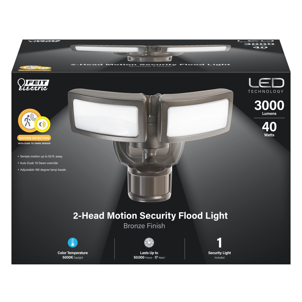Feit Electric 40W Bronze Outdoor Integrated LED Floodlight - Ascmtools