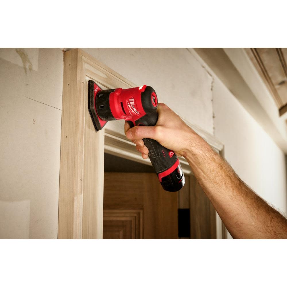 Milwaukee M12 FUEL Orbital Detail Sander Bare Tool - Ascmtools