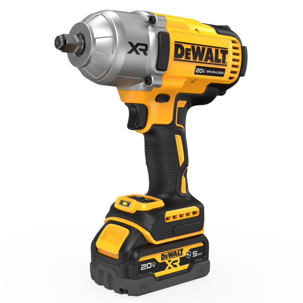 DEWALT 20V MAX XR 1/2″ High Torque Impact Wrench with Hog Ring Anvil Kit - Ascmtools