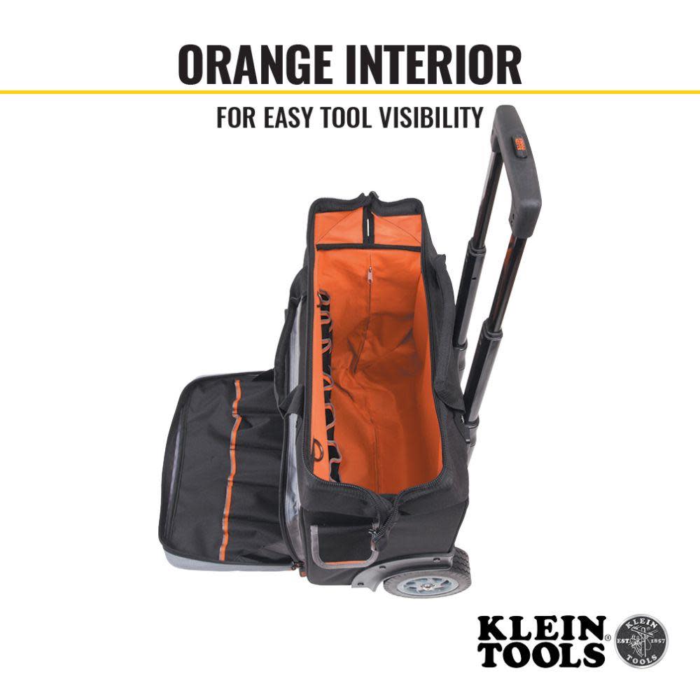 Klein Tools Tradesman Pro Rolling Tool Bag - Ascmtools