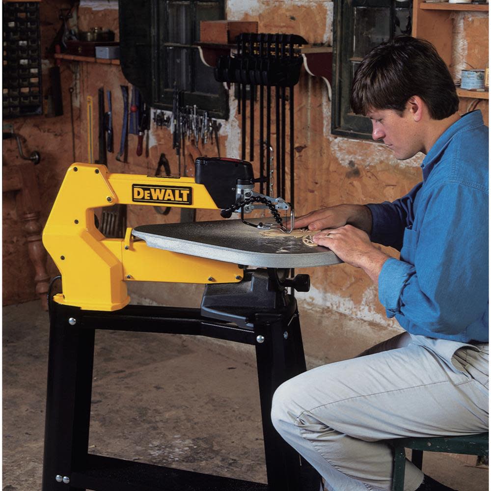 DEWALT HEAVY-DUTY 20″ VARIABLE-SPEED SCROLL SAW (DW788) - Ascmtools
