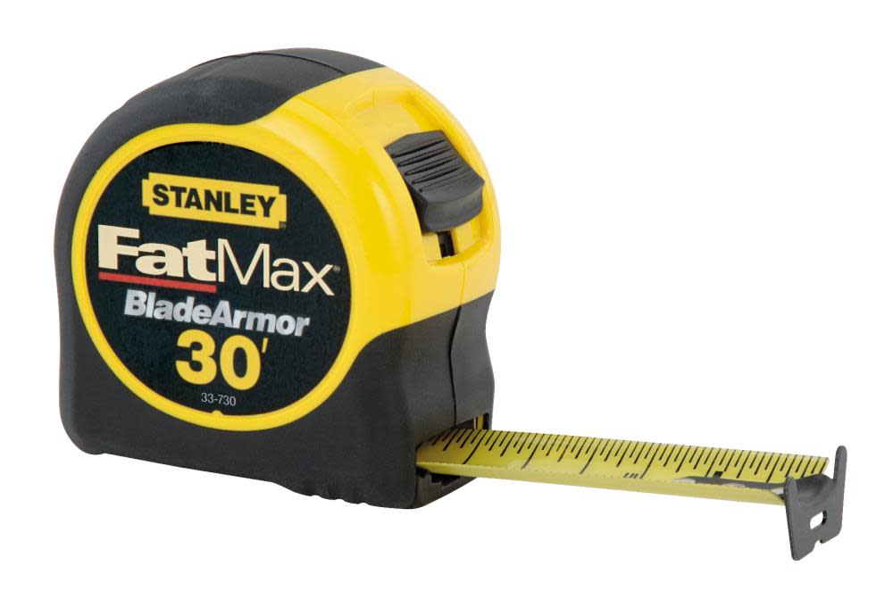 Stanley Tape Rule with BladeArmor Coating 1-1/4 In. x 30 Ft. - Ascmtools