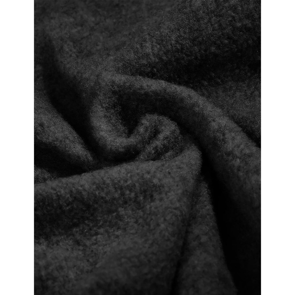 ORORO Unisex Black Heated Fleece Hoodie Kit Small - Ascmtools