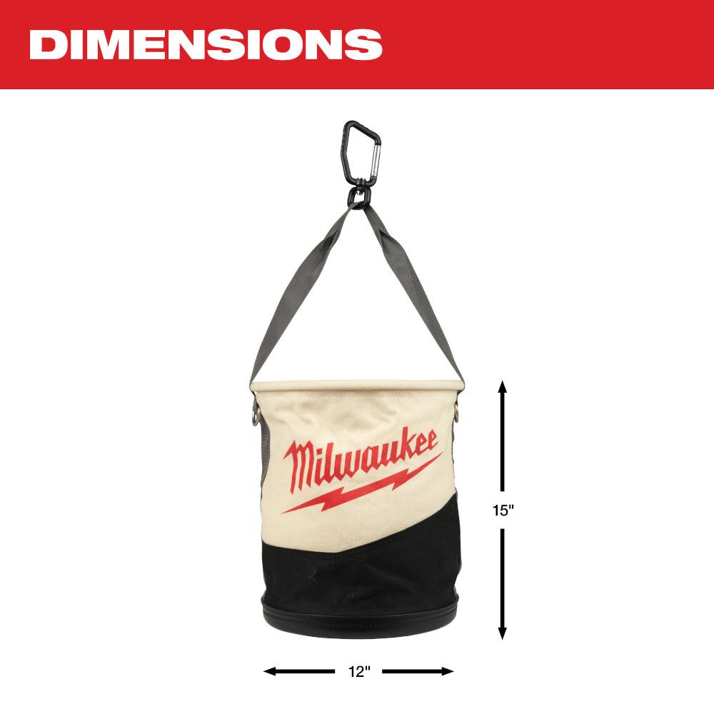 Milwaukee Canvas Utility Bucket - Ascmtools