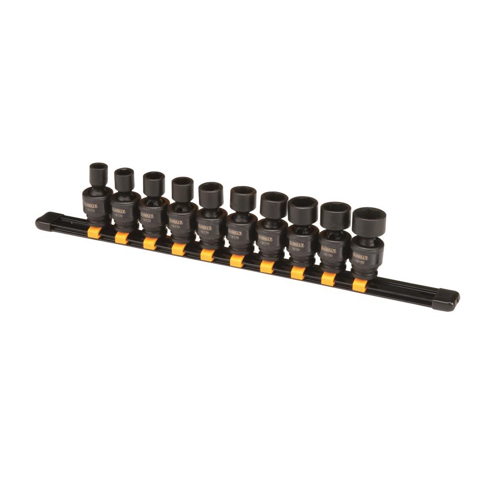 DEWALT 10 Piece 3/8 in Drive Metric Impact Universal Socket Set - Ascmtools