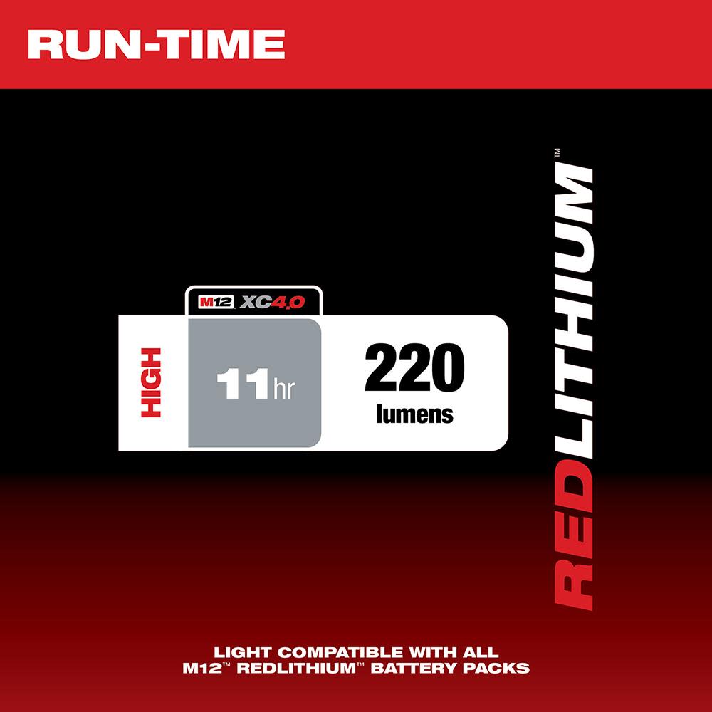 Milwaukee M12 LED Stick Light - Ascmtools