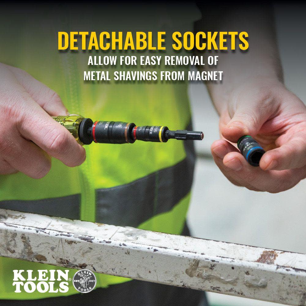 Klein Tools 3 in 1 Impact Flip Socket Set 2pc - Ascmtools