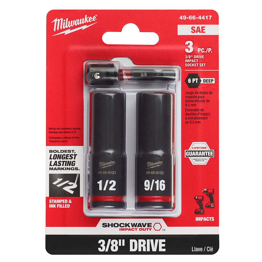 Milwaukee Impactact Socket Tool Set - Ascmtools