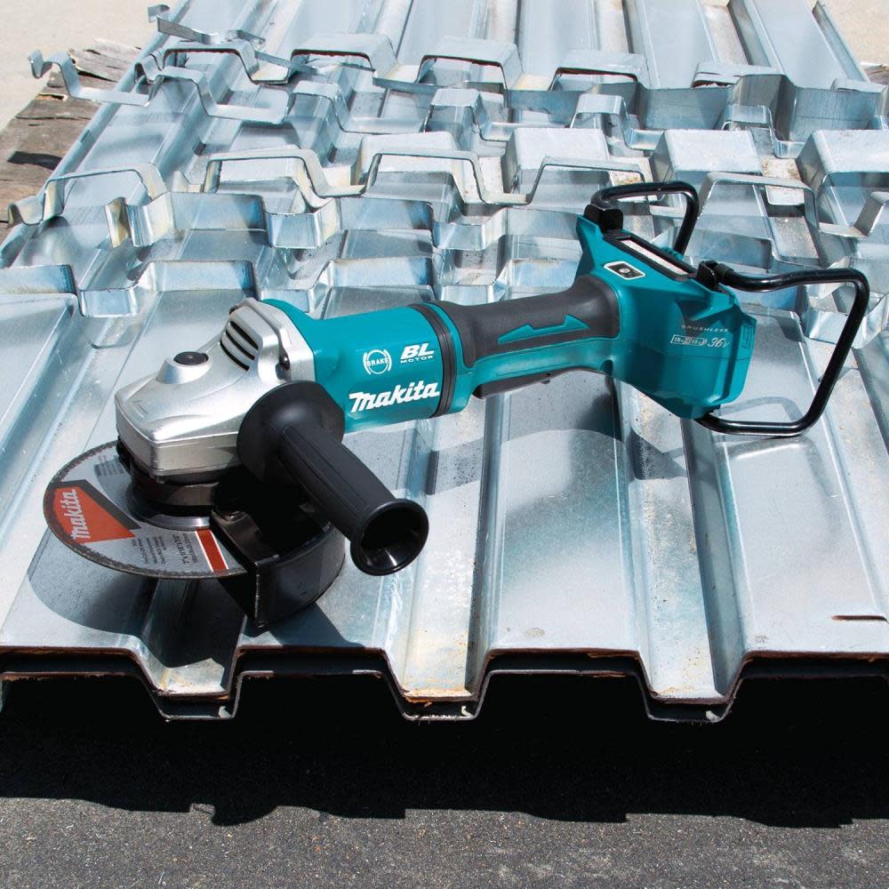 Makita 18V X2 LXT 36V 7″ Cut-Off/Angle Grinder with Electric Brake & AWS Bare Tool - Ascmtools