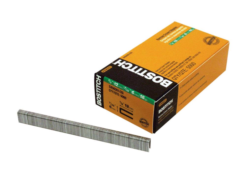 Bostitch 1-1/2 In. Finishing Pneumatic Staples - Ascmtools