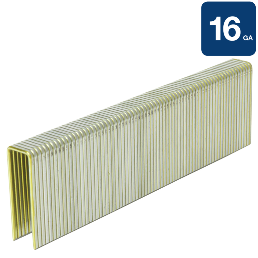 Metabo HPT Standard Crown Staples 7/16″ x 1″ 16 Gauge Galvanized - Ascmtools