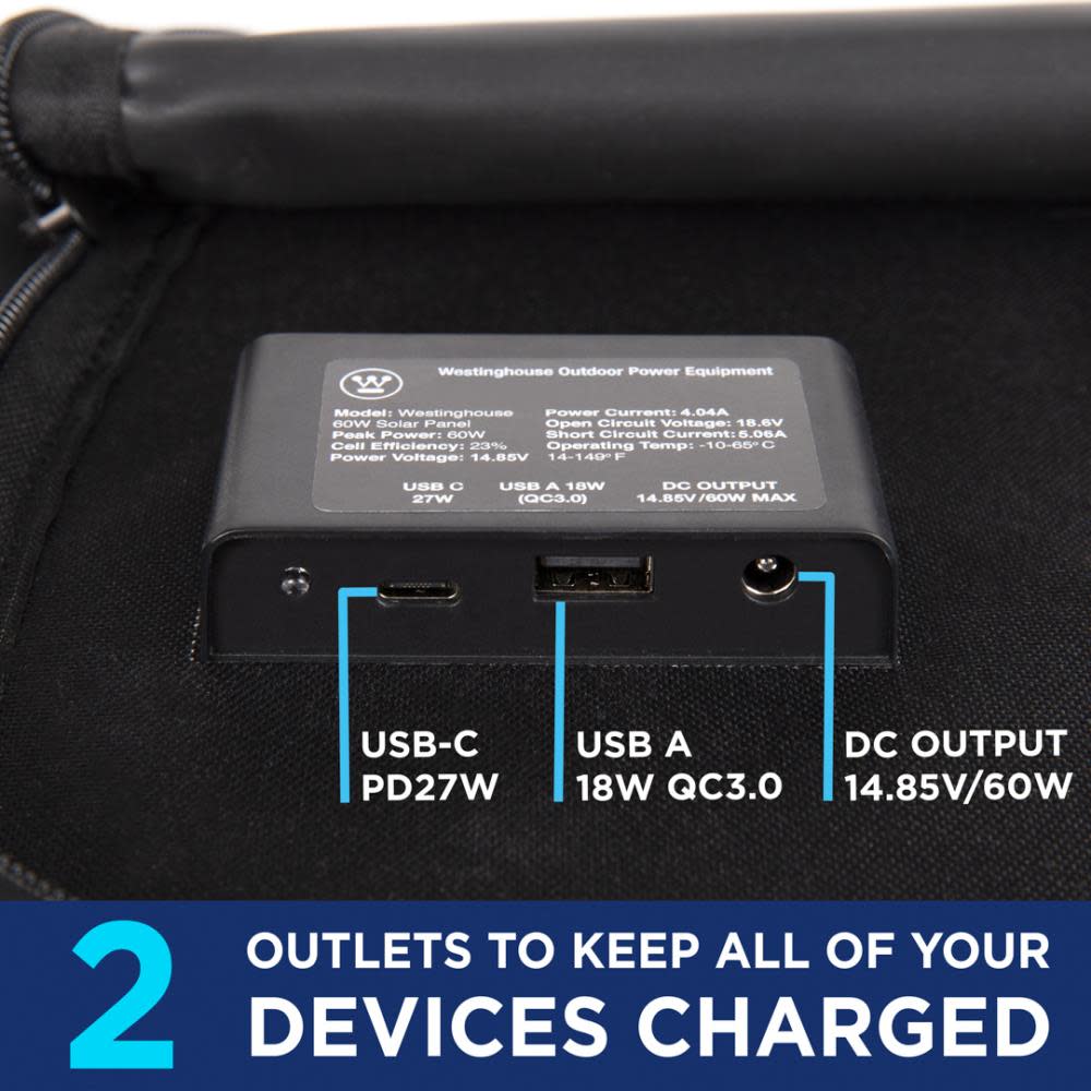 Westinghouse Outdoor Power Solar Panel 60 Watt - Ascmtools