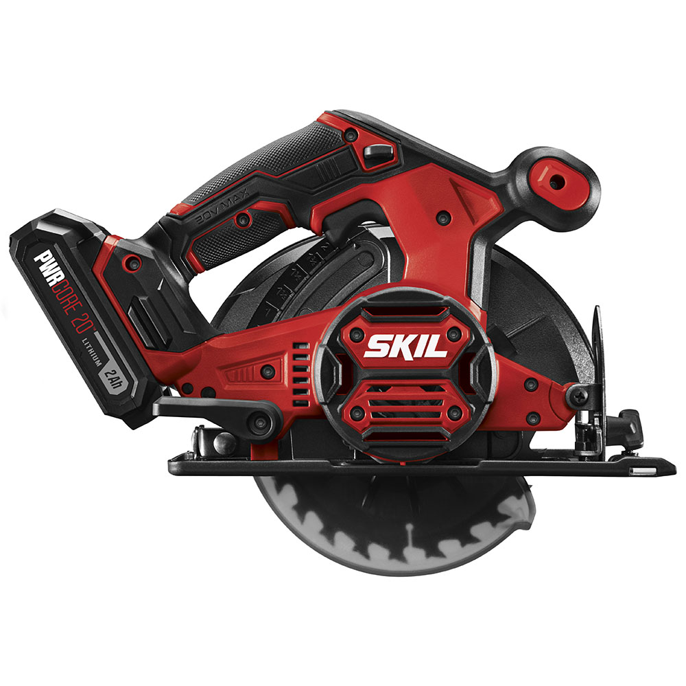 SKIL 20V 6-1/2” CIRCULAR SAW KIT WITH PWRCORE 20 2.0AH LITHIUM BATTERY - Ascmtools