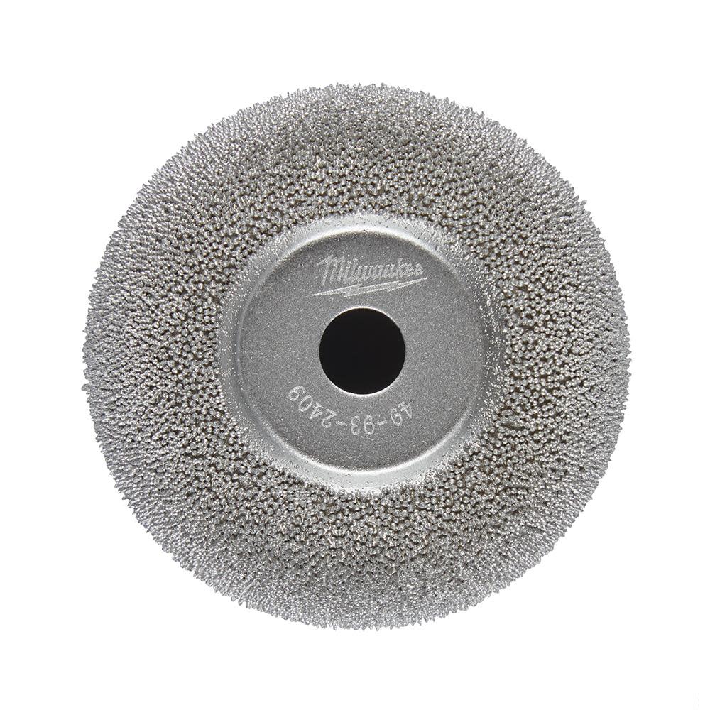 Milwaukee 2-1/2″ Flared Contour Buffing Wheel for M12 FUEL Low Speed Tire Buffer - Ascmtools