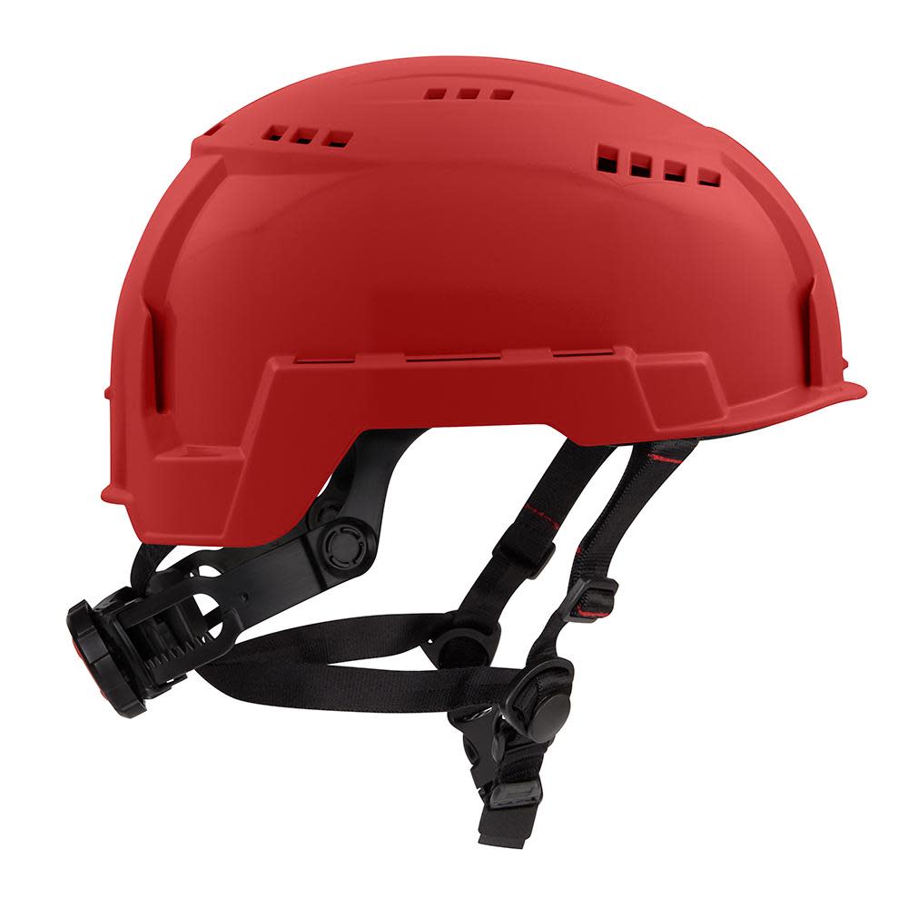 Milwaukee Red Vented Helmet with BOLT Class C - Ascmtools