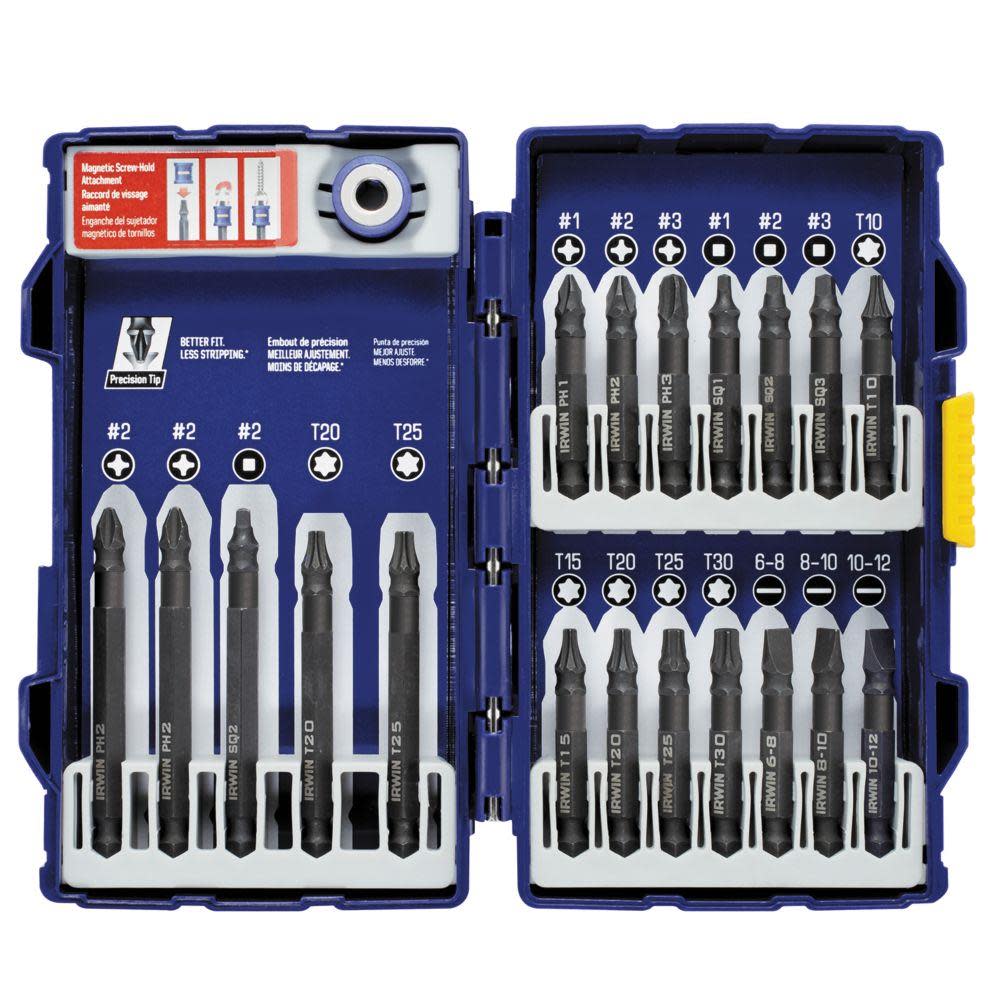 Irwin Impact Driver Bit 20pc Set - Ascmtools