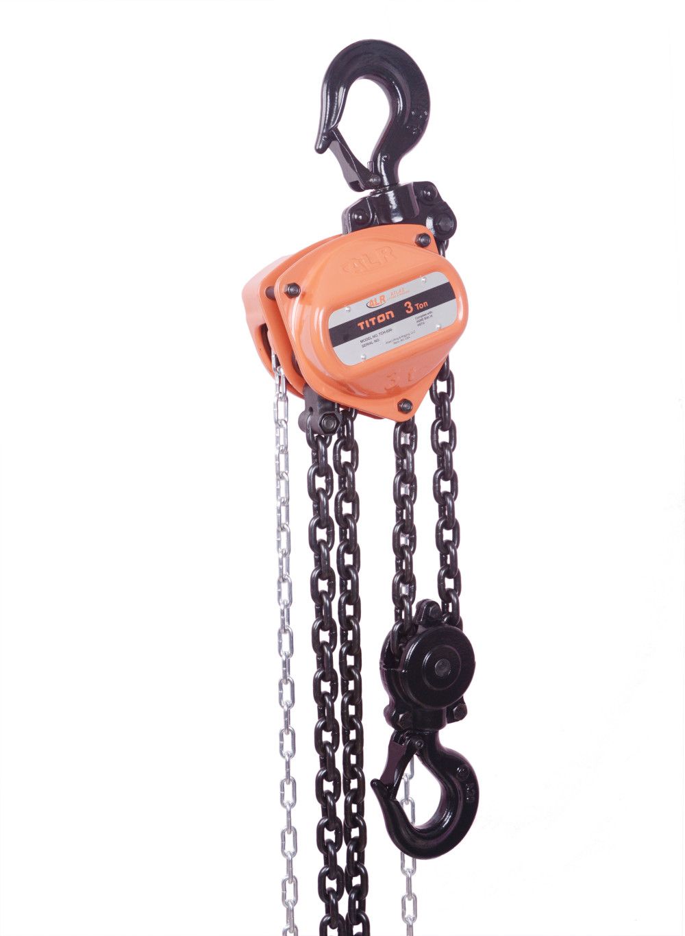 Atlas Lifting and Rigging Chain Hoist 3 Ton 6600 lbs 10′ Chain - Ascmtools